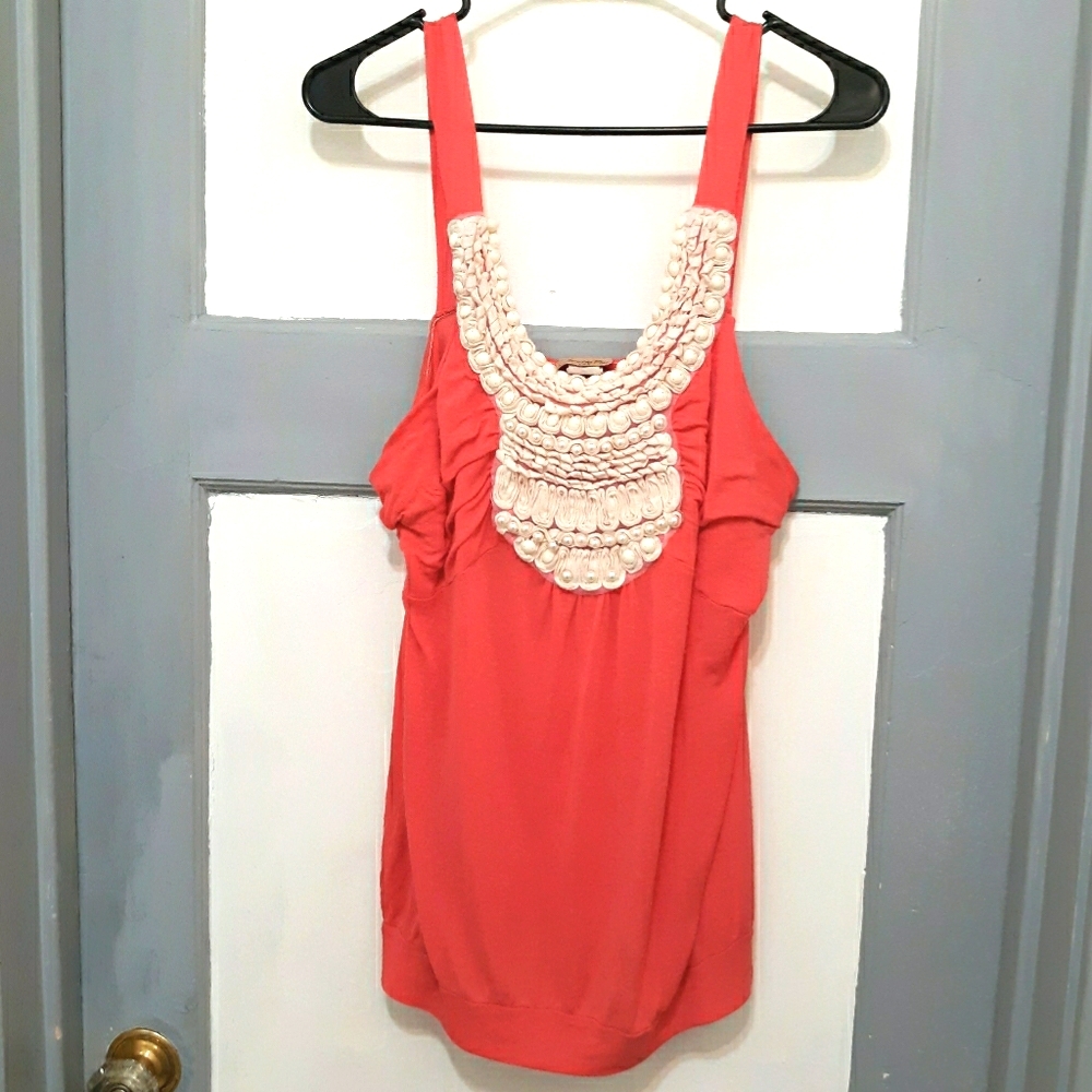 Beaded tank top 2XL